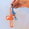 Charm de Mariposa - Naranja & Azul