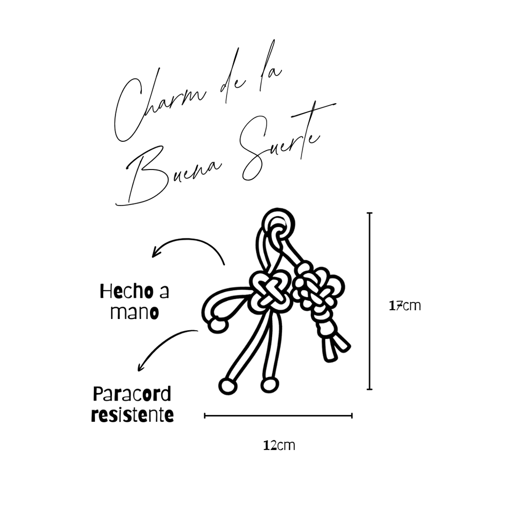 Charm de la Buena Suerte - Fucsia & Azul
